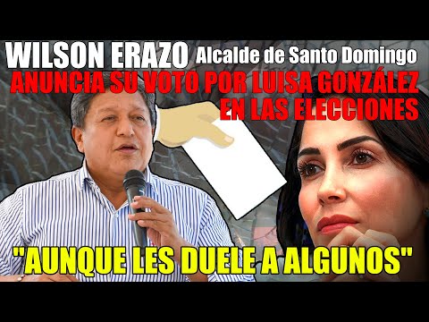 ¡Sorpresa Política! Alcalde de Santo Domingo Apoya a Luisa González en un Giro Inesperado
