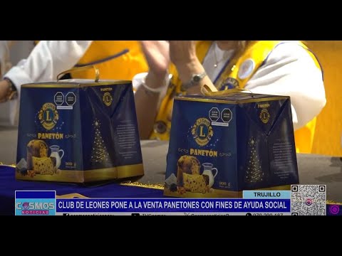 Trujillo: Club de Leones pone a la venta panetones con fines de ayuda social