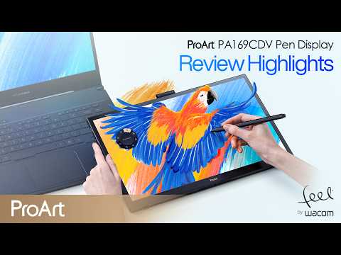 ProArt PA169CDV Pen Display Review Highlights | ASUS