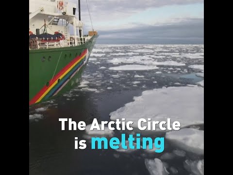 The Arctic Circle is melting
