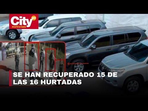 Recuperan otras cuatro camionetas de la UNP robadas en Bogotá | CityTv