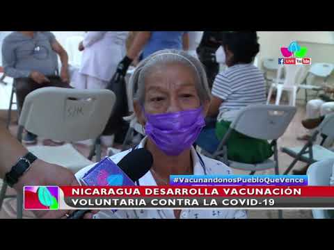 Nicaragua continúa con la vacunación voluntaria contra la Covid-19 en el Distrito IV de Managua