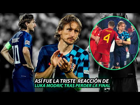 Así FUE la TRISTE REACCIÓN de LUKA MODRIC tras PERDER la FINAL con CROACIA | ESPAÑA CAMPEÓN