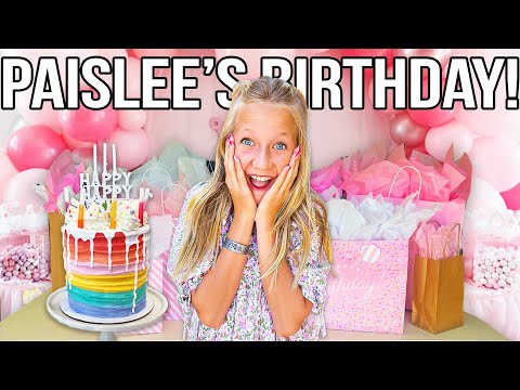 CELEBRATiNG PAiSLEE'S BiRTHDAY!!