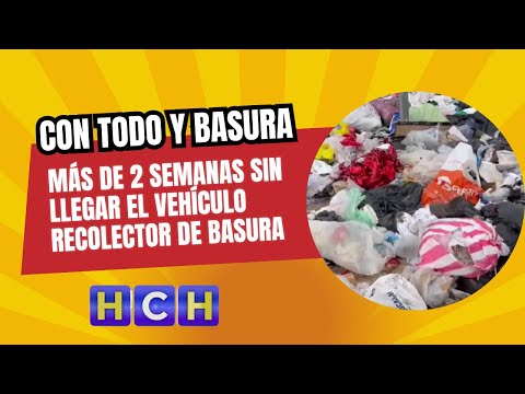 Más de 2 semanas sin llegar el vehículo recolector de basura en Brisas de Altamira, Comayagua