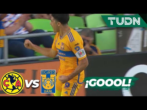 ¡GOLAZO! Ibáñez la prende de volea | América 0-1 Tigres | Tour Águila 2023 | TUDN