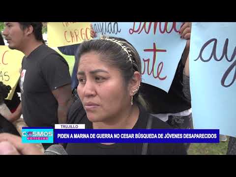 Trujillo: piden a Marina de Guerra no cesar búsqueda de jóvenes desaparecidos