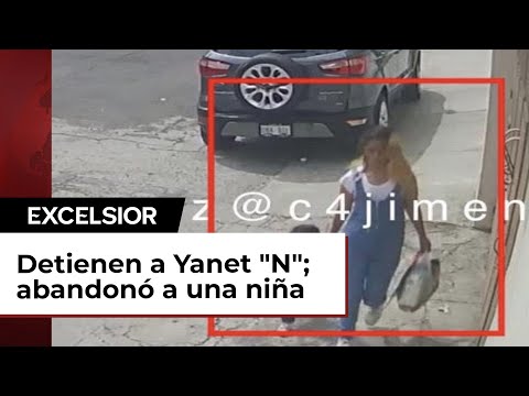 Detienen a mujer que abandonó en la calle a niña de 2 años