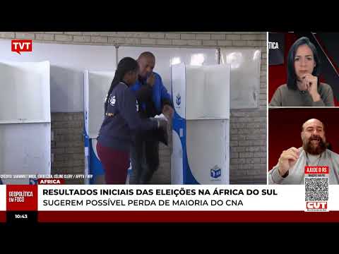 Primeiros resultados das eleições na África do Sul mostram que o CNA pode perder a maioria