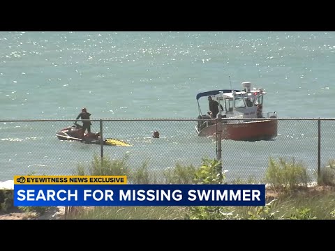 Crews resume search for missing swimmer at Evanston beach