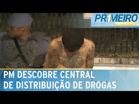 Polícia Militar prende dois homens em ponto de distribuição de drogas | Primeiro Impacto (11/04/24)