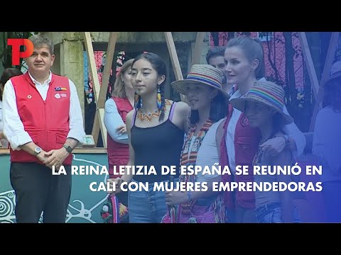 La reina  Letizia de España se reunió en Cali con mujeres emprendedoras I 15.06.2023 I TP Noticias