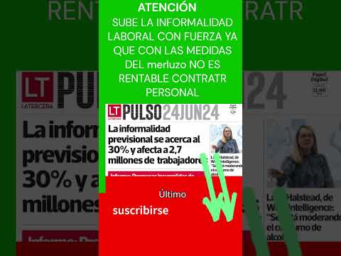 LAS MEDIDAS DEL #merluzo EMPEORAN LA CALIDAD DEL TRABAJO DE LOS TRABAJADORES DE #CHILE ?