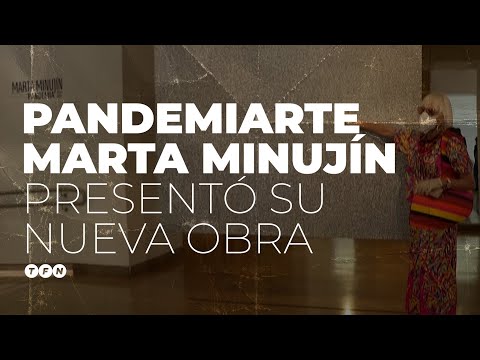 PANDEMIA y ARTE: MARTA MINUJÍN presentó su PRIMERA OBRA en BLANCO Y NEGRO - TFN