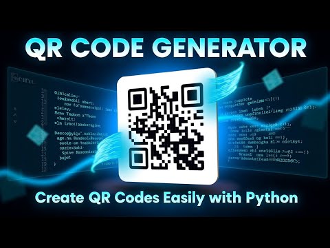Create QR Codes in Python | QR Code Generator Using Python Script | Python Project for Beginners