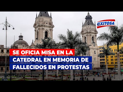 Cercado de Lima: Se oficia misa en la Catedral en memoria de fallecidos en protestas