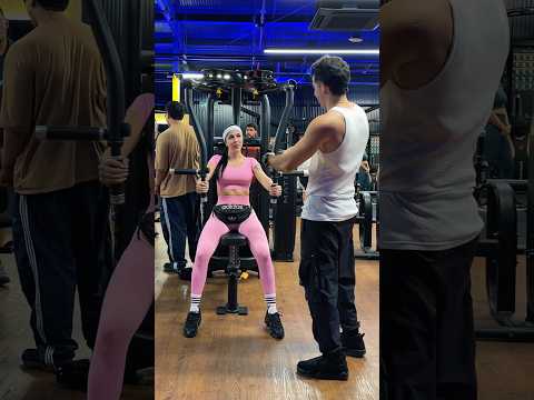 Sorprendiendo Chica En El Gym Con Mi Fuerza😎 #gym #viral #girl