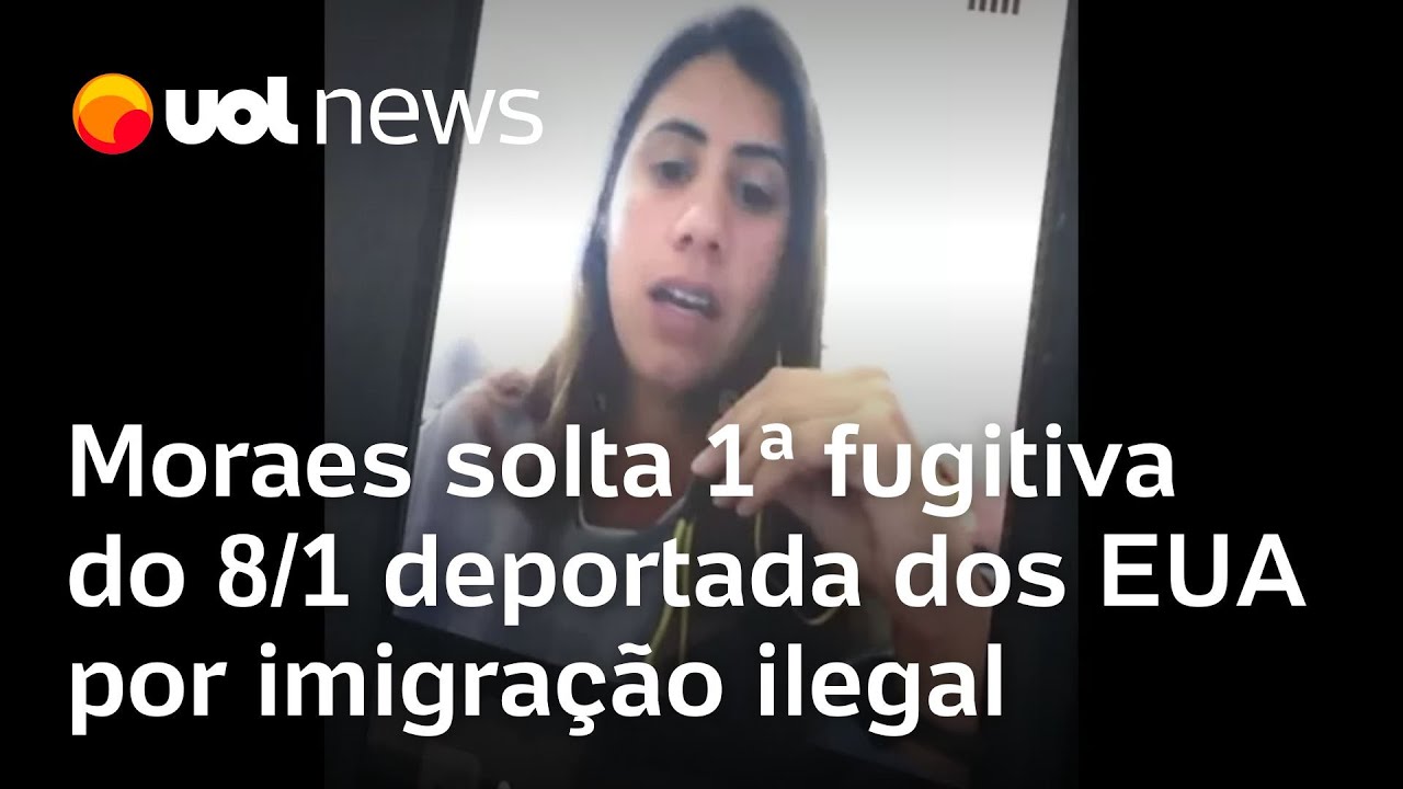 Moraes solta 1ª fugitiva do 8 de Janeiro deportada dos EUA por imigração ilegal