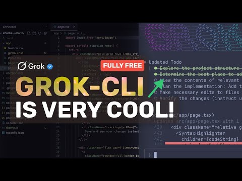 xAI's Grok 4 CLI: Grok's New CLI Tool is ACTUALLY GOOD! (Opensource)