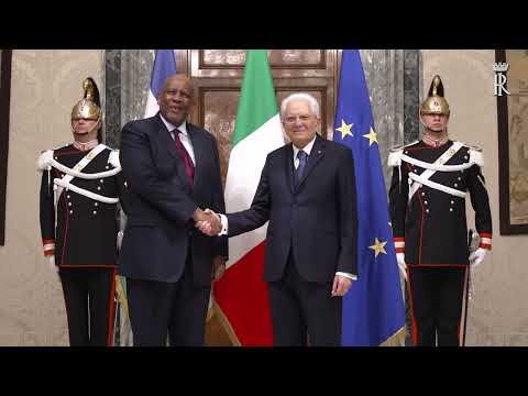 Il Presidente Mattarella incontra il Re del Lesotho (16.10.23)
