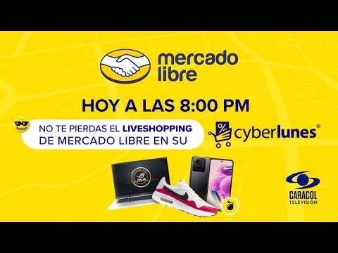 Live shopping Mercado libre cyberlunes - Blu Radio