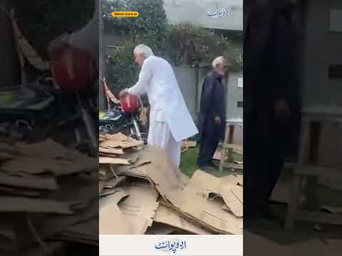 A Major Fire Broke Out in a Warehouse Built in Residential Area Near Barkat Market Lahore