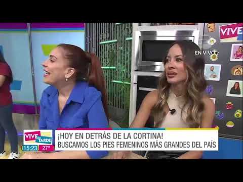 ¡Detrás de la cortina buscamos a los pies femeninos más GRANDES del país!