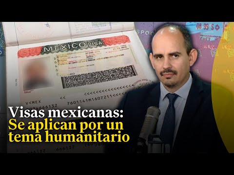 Adolfo Zepeda afirma que las visas surgió bajo la necesidad de protección a migrantes