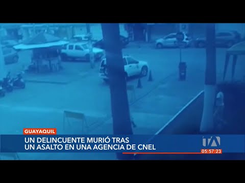 Agencias CNEL suspendieron sus actividades tras un asalto donde murió el delincuente