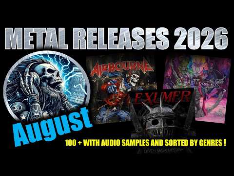 New Metal albums August 2026 - Preview of 100+ Upcoming releases