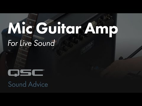 Controlling Stage Volume - Mic the Guitar Amps