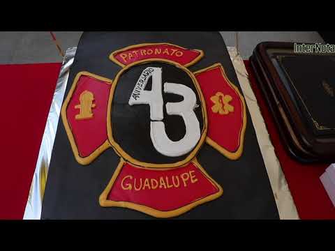 CONMEMORAN 43 ANIVERSARIO DE BOMBEROS EN GUADALUPE 2021