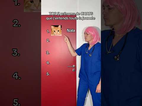 5 noms de chat les plus fréquents #chat #top