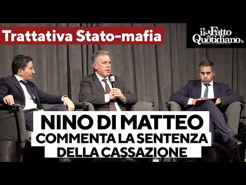 Di Matteo commenta la sentenza sulla trattativa Stato-mafia: "Ecco cosa hanno fatto i giudici"