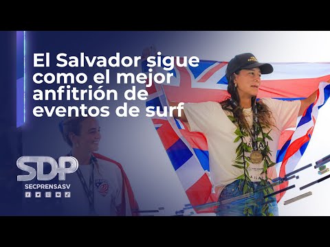 Nuevamente El Salvador destaca en la organización de eventos de surf