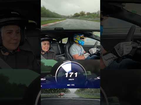 SCARY 285 km/h in the Rain! Lucid Air Sapphire x Ford Mustang GTD // Nürburgring