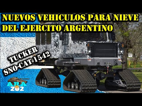 NUEVOS VEHICULOS PARA NIEVE DEL EJERCITO ARGENTINO.