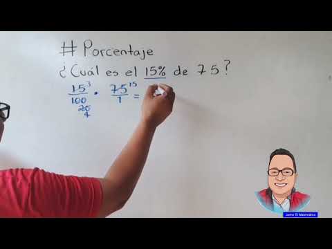 Cálculo de porcentajes | Jaime El Matemático