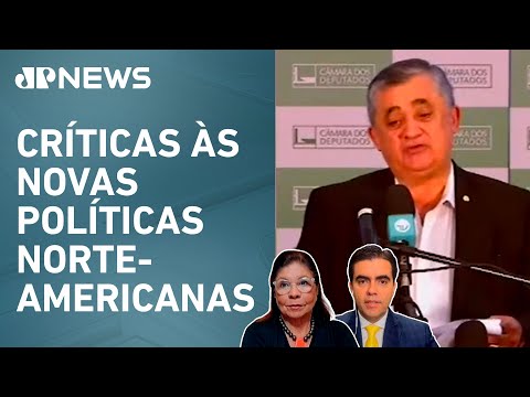 Deputado José Guimarães diz que Trump isolará os Estados Unidos; Dora Kramer e Vilela avaliam