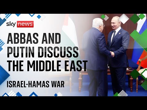 Palestinian President and Russian President discuss the situation in the Middle East