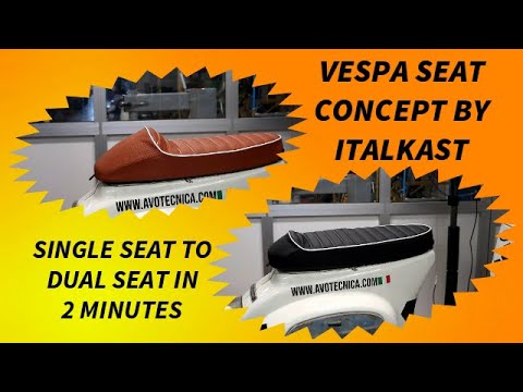SLUK | 'Rapid Replace' Italkast Vespa Seat Concept (not VMC or Avotecnica)