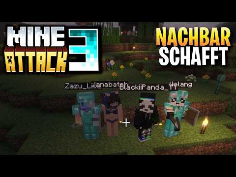 MINEATTACK 3✨ Wir besuchen die Nachbarn um zu Verzaubern #04 | ZAZU UNCUT