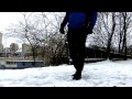 Vidéo Courir Neige Chaussure Minimaliste