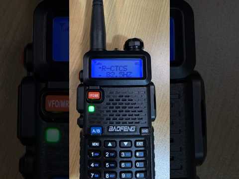 CTCSS (PL) Scanning on a Baofeng UV-5R