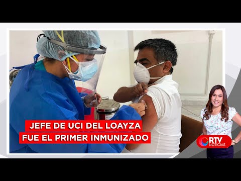 Vacuna Sinopharm: Jefe de UCI del Hospital Loayza fue el primer inmunizado - RTV Noticias