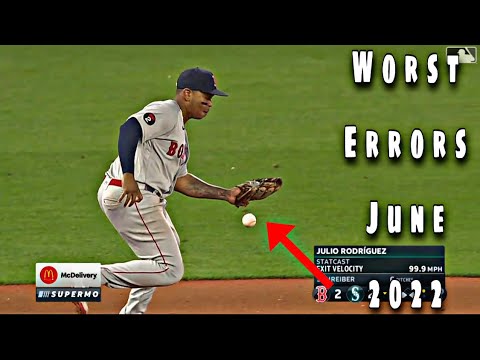 MLB \ Worst Errors June 2022