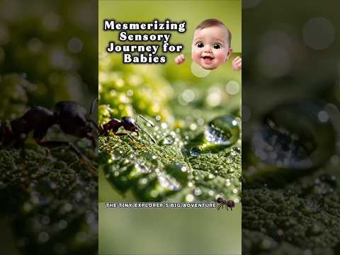 🐜 “Little Ant’s Journey” | Baby Sensory Video for Focus & Calm | Nature ASMR for Infants 🌿 #shorts
