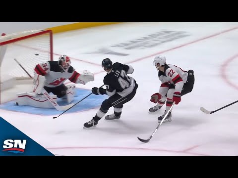 Kings Andre Lee Nets First NHL Goal With Bar-Down Beauty