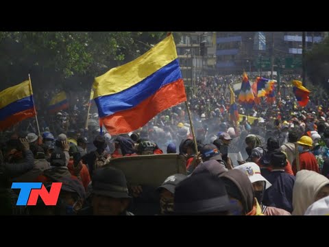 CRISIS E INCIDENTES EN ECUADOR I Fuertes enfrentamientos entre los manifestantes y la policía