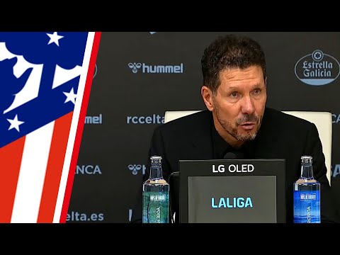 CELTA-ATLÉTICO | SIMEONE: Necesitamos mejorar en ATAQUE | Rueda de prensa